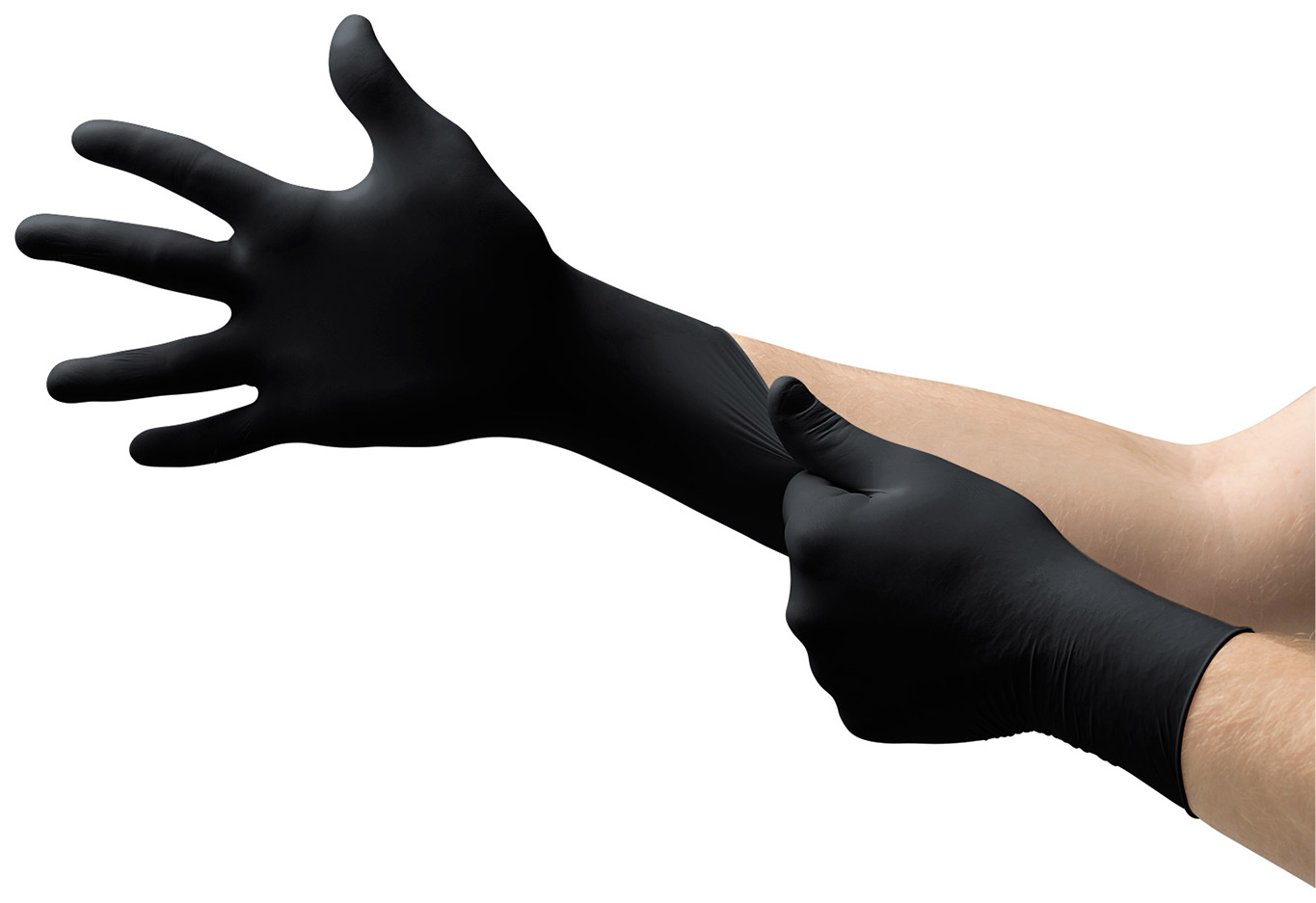 MICROFLEX MidKnight TOUCH 93 732 Black Nitrile Product Donning Glove 1 1