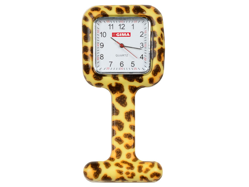 ceas asistenta silicon patrat leopard