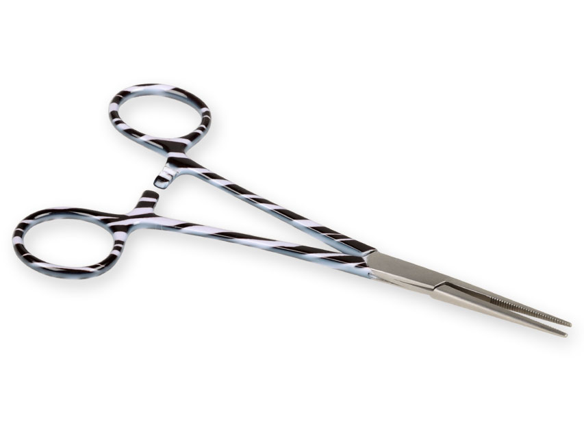 forceps artera drept din otel inoxidabil fantezie zebra 16 cm