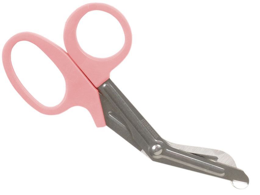 foarfeca de uz general si bandaje din otel inoxidabil 7.5" 19 cm roz