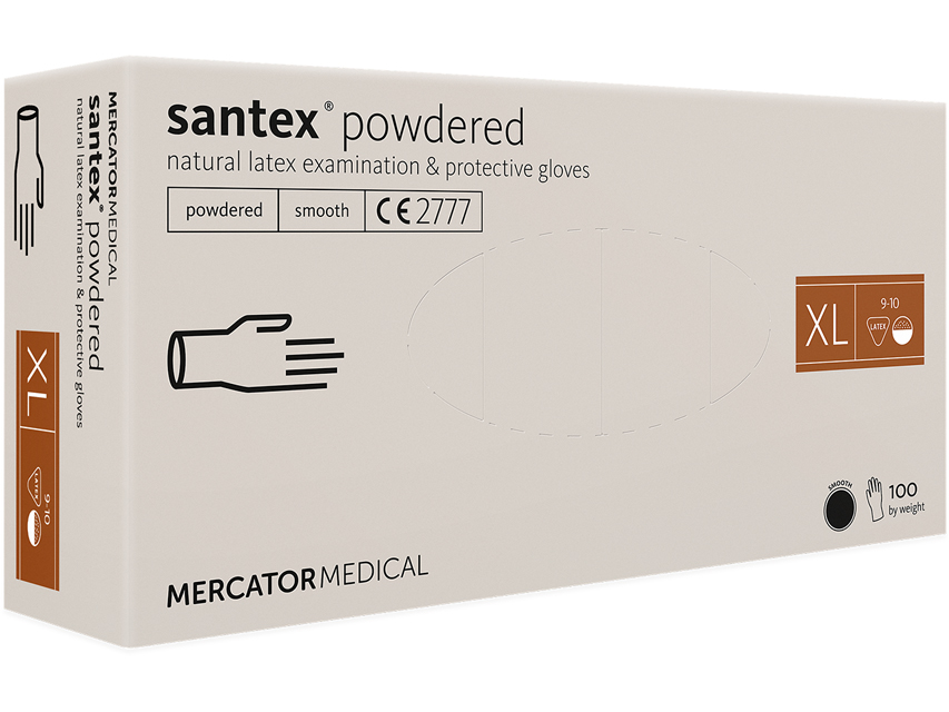 manusi santex latex prepudrata extra mari