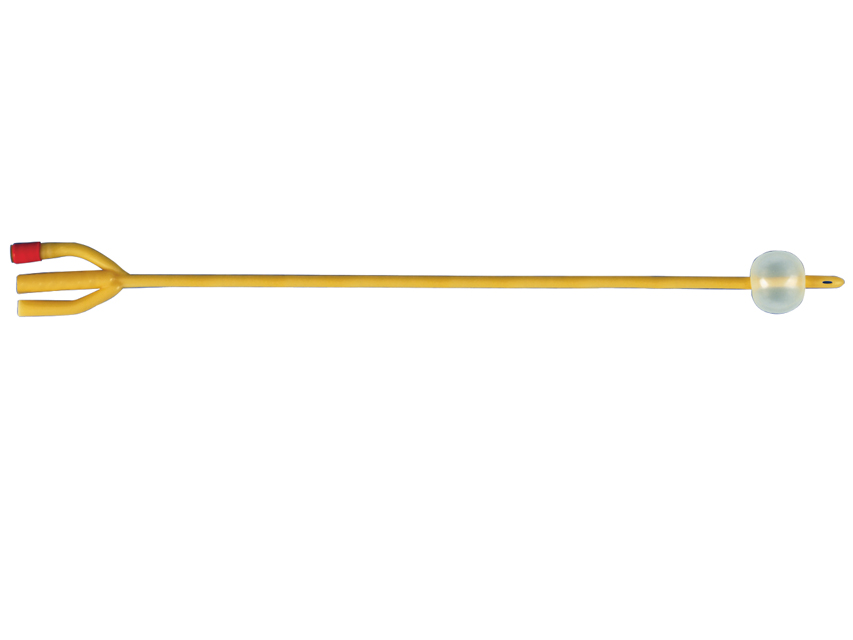 cateter de latex foley 3 cai 24 c/fr bila 30 ml steril
