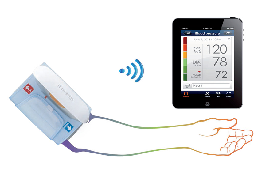 ihealth bp5 monitor de presiune arteriala wireless brat