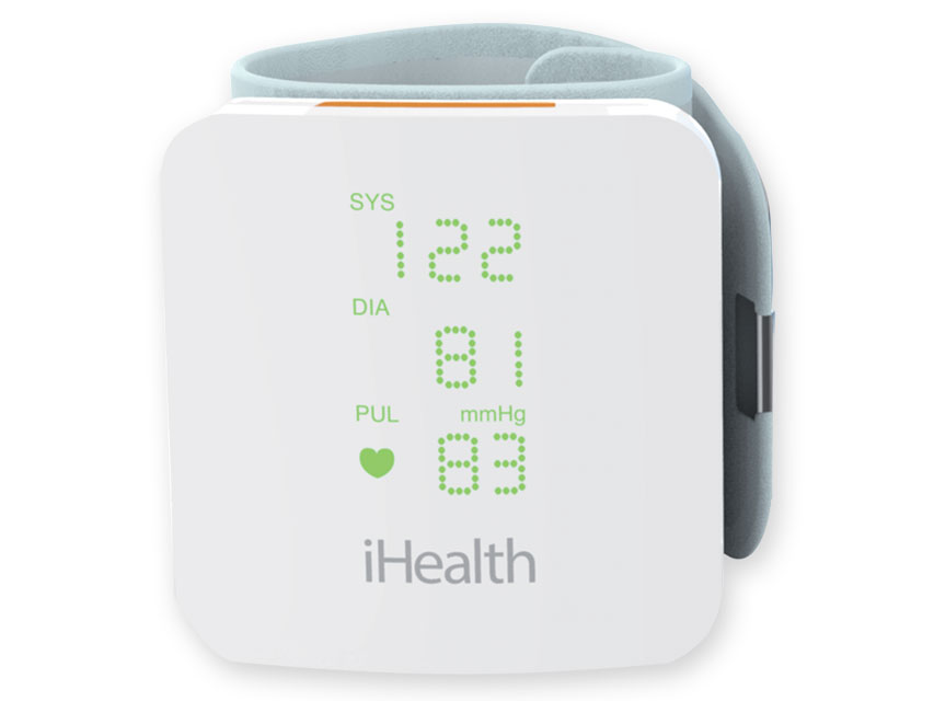 ihealth vew bp7s monitor de presiune arteriala incheietura mainii cu afisaj
