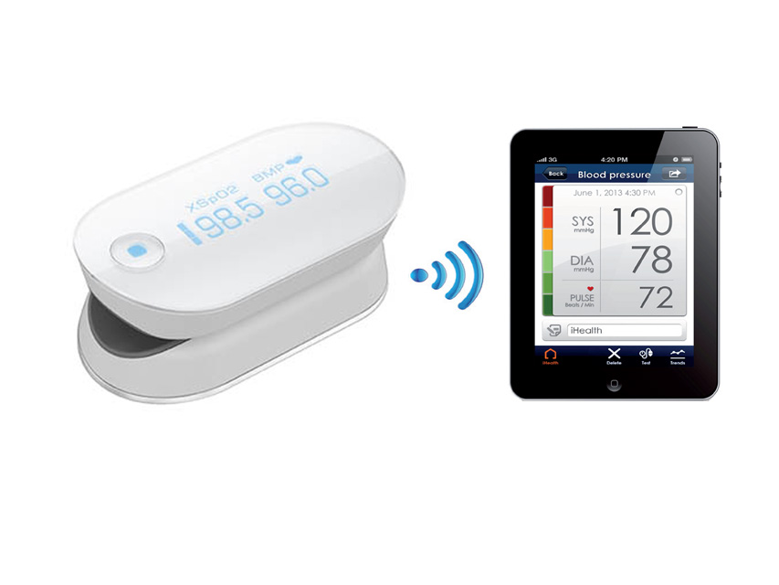 oximetru de puls ihealth wireless