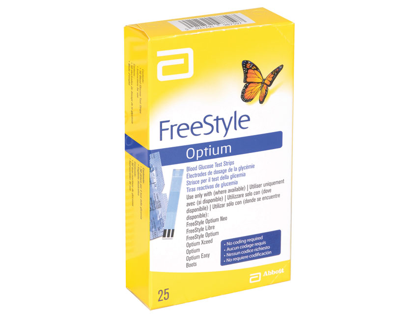 abbott freestyle optium benzi de testare a glucoza in sange