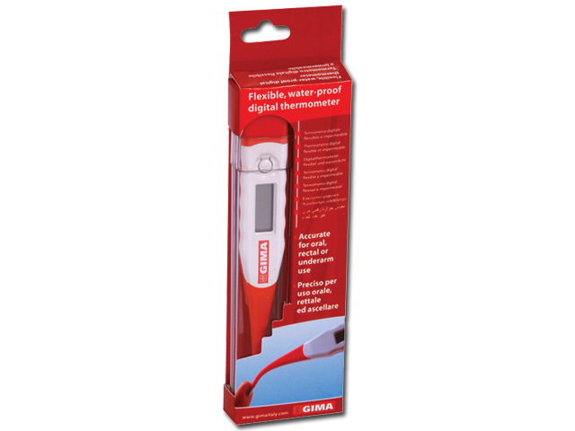 termometru digital flexi °c varf flexibil cutie standard, rezistent la apa
