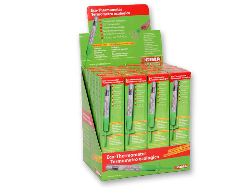 gima display de termometrul ecologic cu ajutor de scuturare