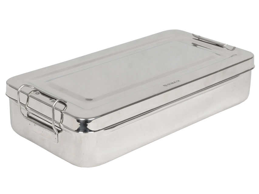 cutie din otel inoxidabil 30x15x6 cm maner