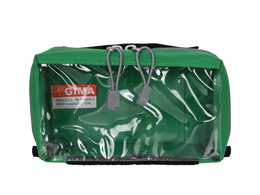e1 borseta/geanta dreptungulara cu geam si maner verde