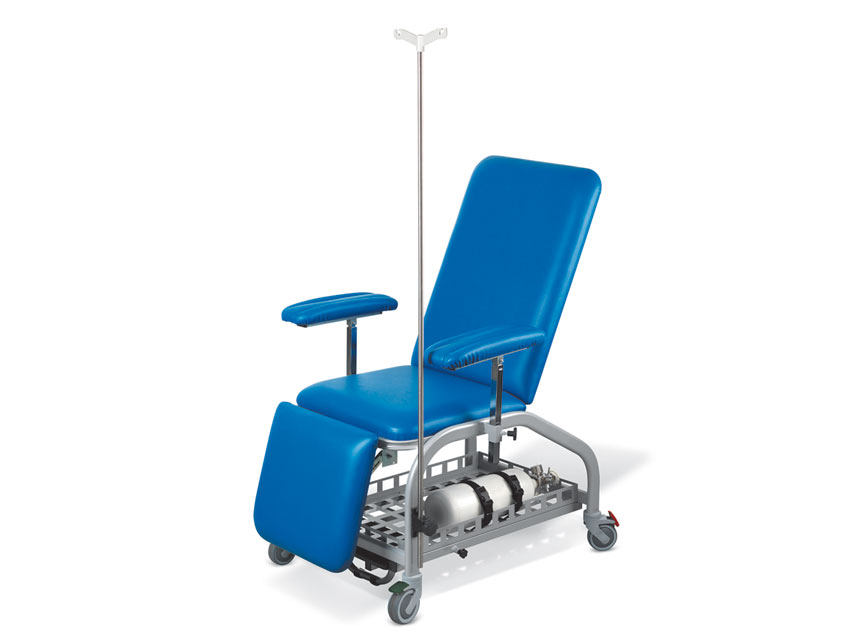canapea pe rotile mecanica donor albastru