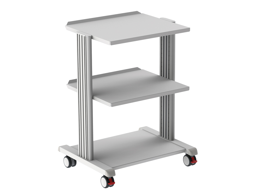 carucior smart cart 2 rafturi 50x42 cm + baza