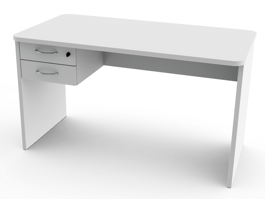 birou 120x70x h73 cm cu doua sertare si laterale