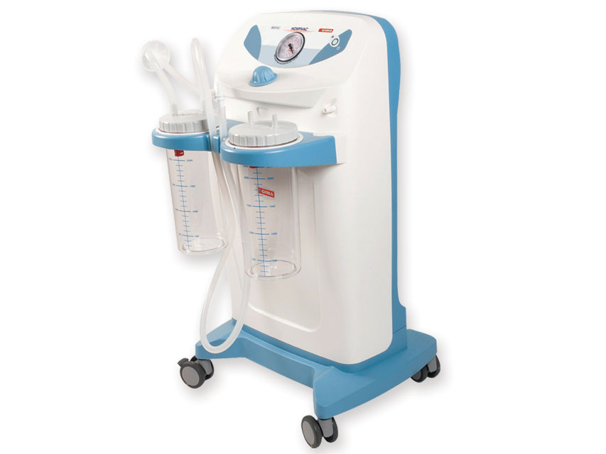 unitate de aspirare clinic plus baza 2x2 l borcan 230v
