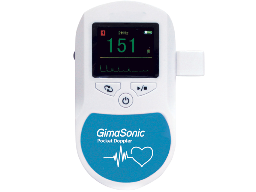 doppler cu display color de buzunar fara sonda gimasonic