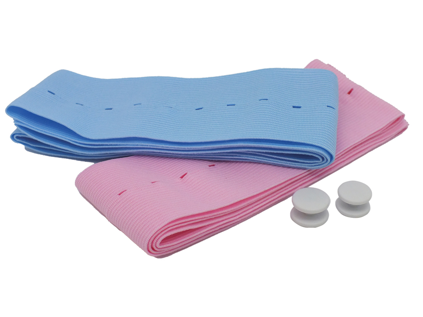 curea transductor fetal singur pacent 6x120 cm roz albastru deschis