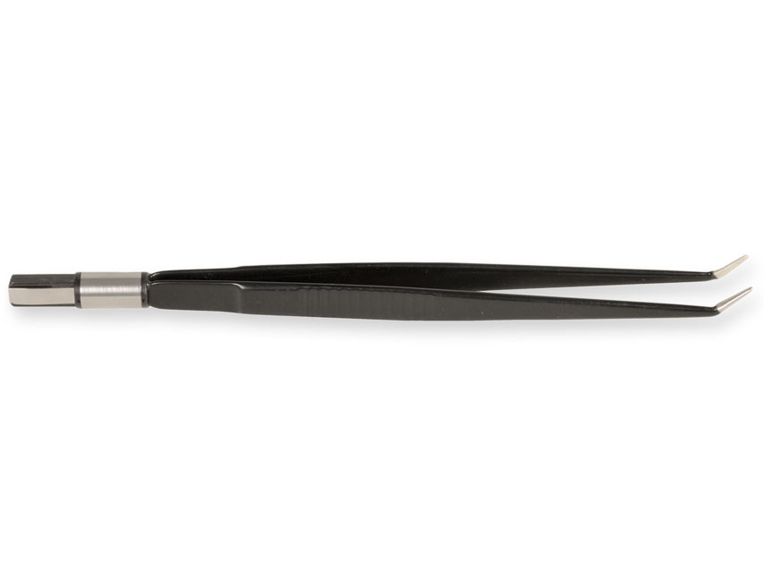 forceps drept antiaderent eu 20 cm varf unghiular de 1 mm