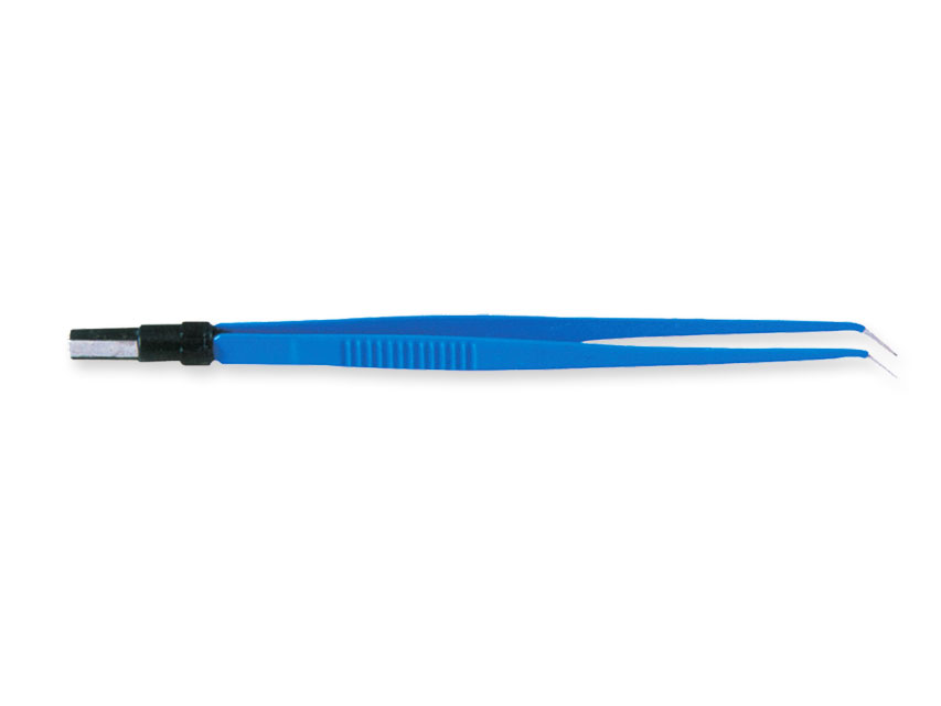 forceps drept eu 18 cm varf inclinat de 0.3 mm