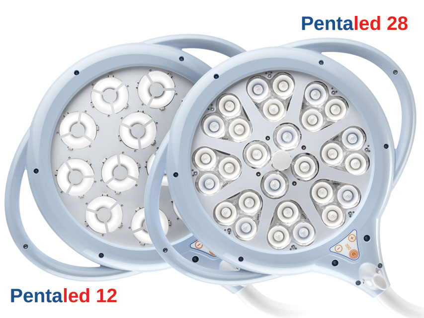 lumina pentaled 28 led carucior