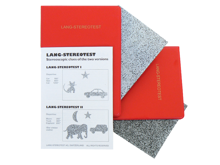 test optic lang stereotest ii