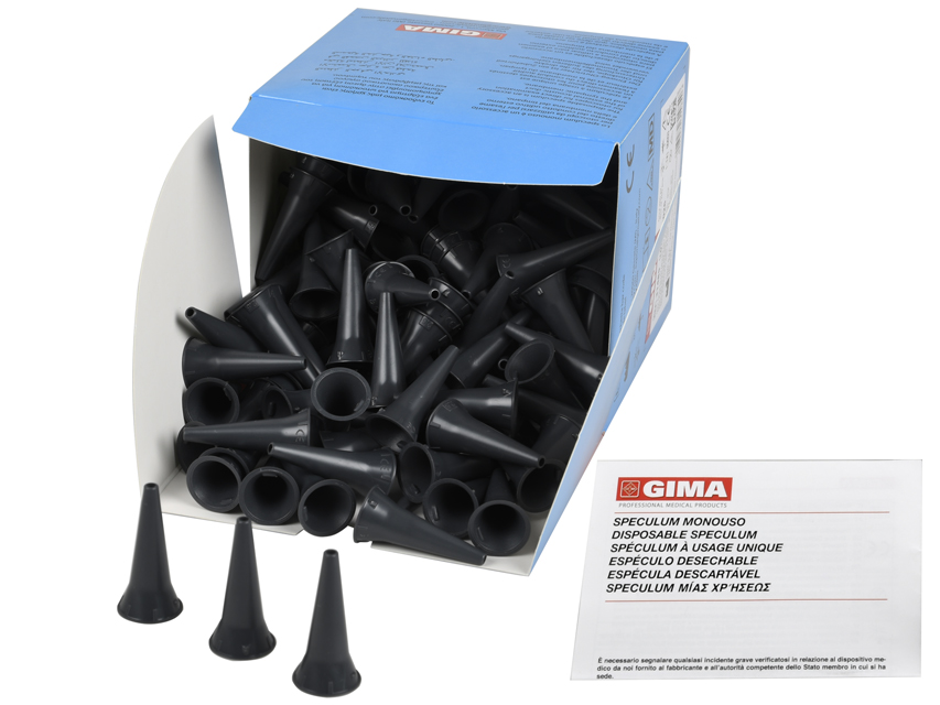 mini specul/speculum ureche diam. 2.5 mm gri in dozator