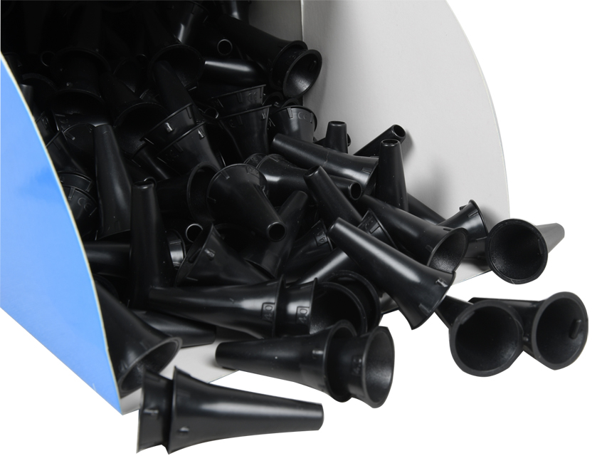 mini specul/speculum ureche diam. 4 mm negru in dozator