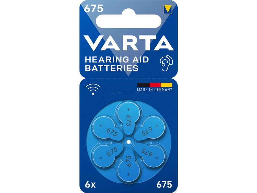 baterii varta pentru aparate auditive 675