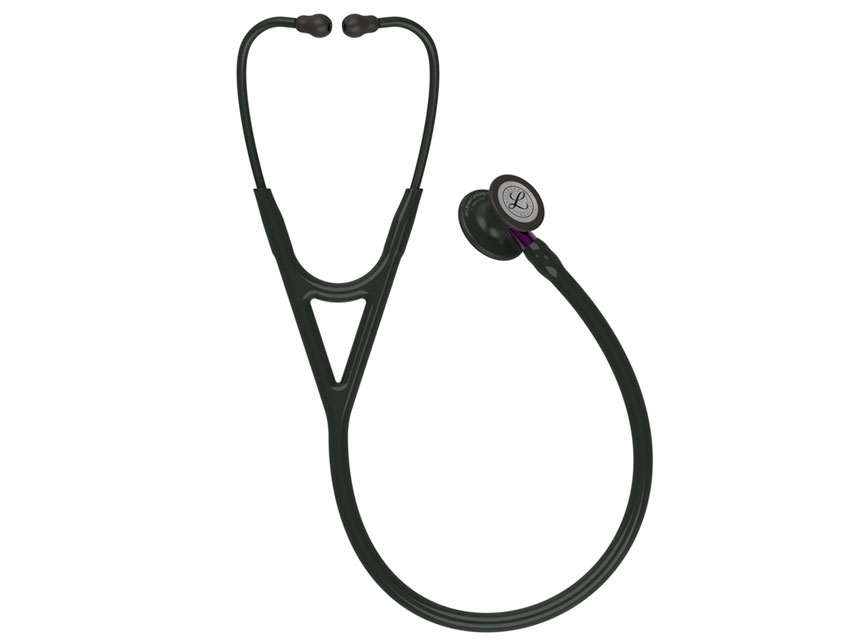 stetoscop littmann cardiologie iv 6203 negru finisaj negru tub violet