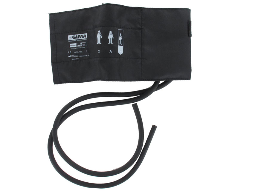 manseta pediatrica + vezica 2 tuburi 35x11 cm nylon negru