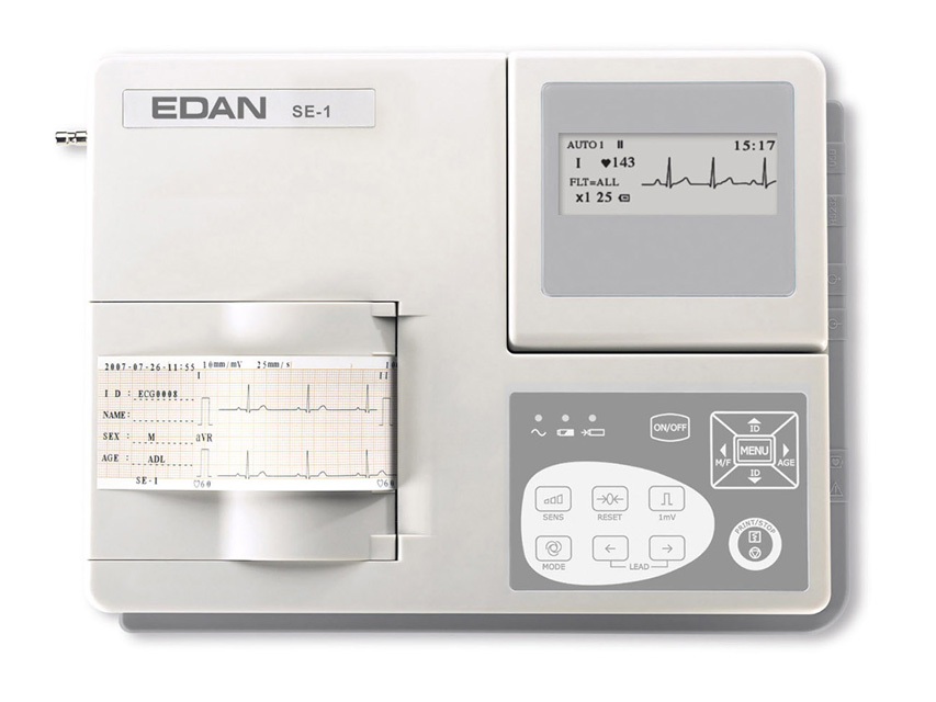 ecg edan se 1 1 canal cu monitor