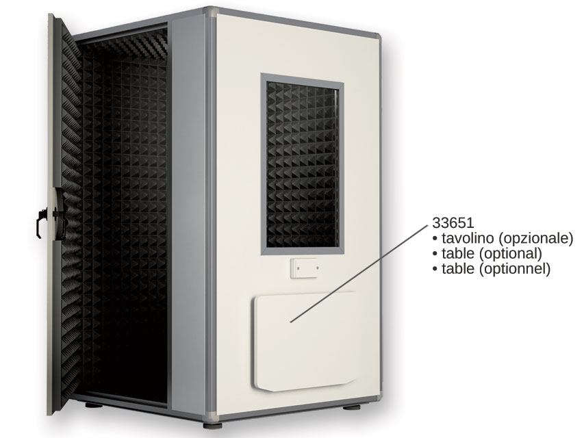 cabina audiometrica pro 30 132x132x242 cm