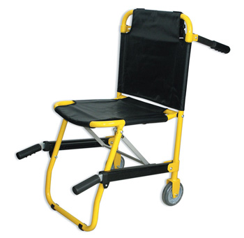 scaun pliant negru/galben