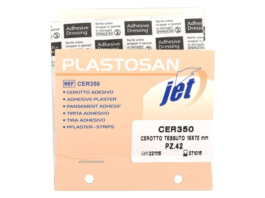 rezerva reumplere 42 plasturi textili 19x72 mm