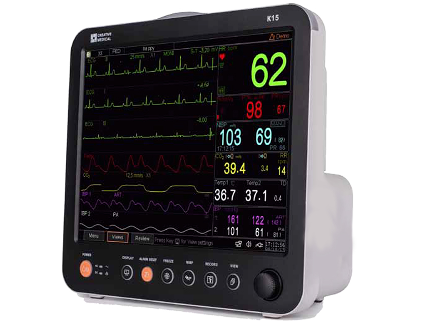 monitor multiparametrii gima k15 ecran tactil