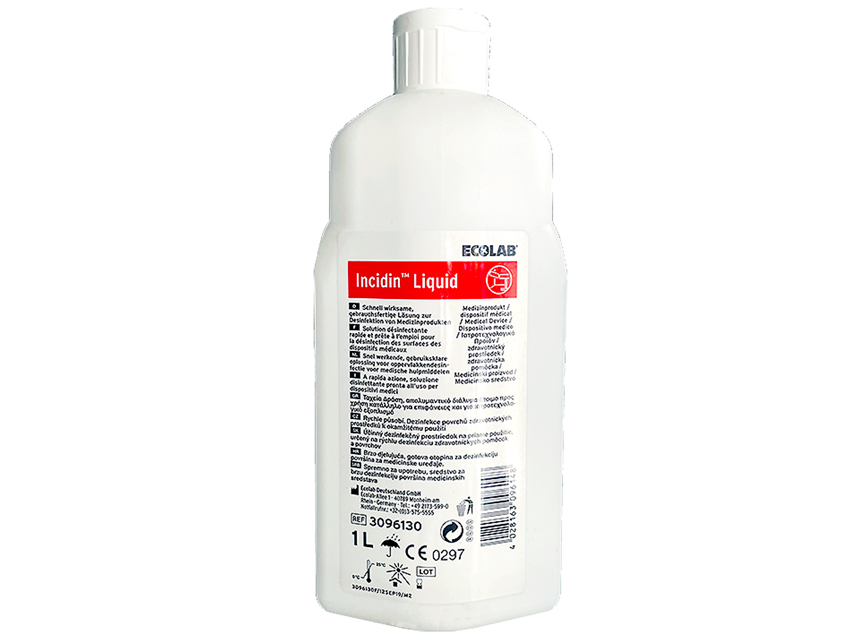 dezinfectant de suprafete pe baza de alcool ecolab incidin liquid flacon 1 l