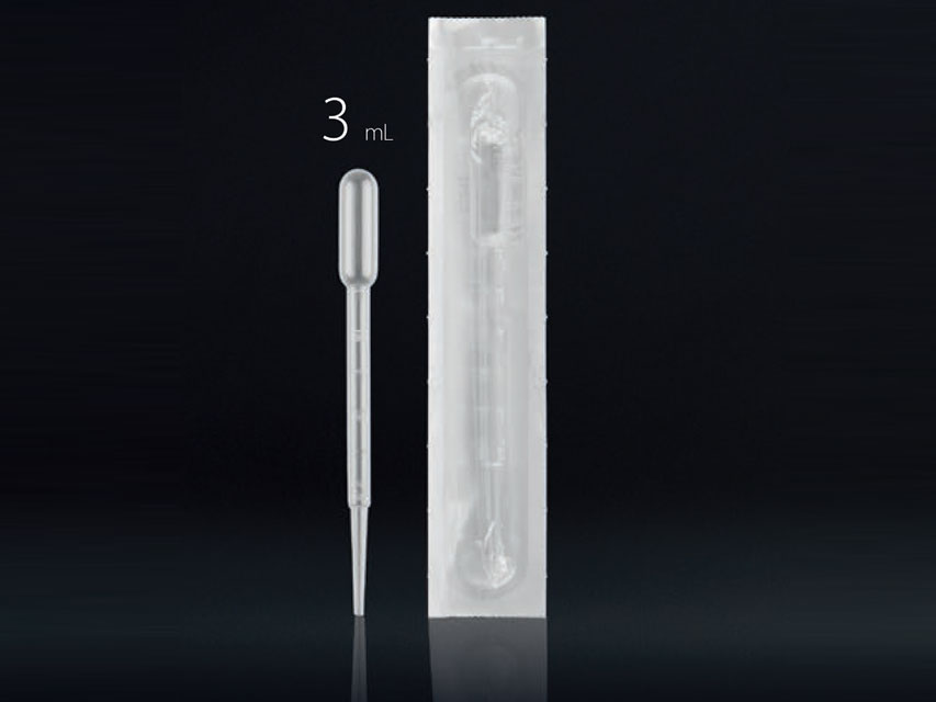 pipeta pasteur 3 ml sterila