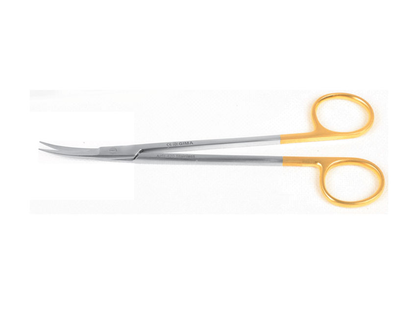 tungsten carbide foarfeca gold kelly curbata ascutite 16 cm
