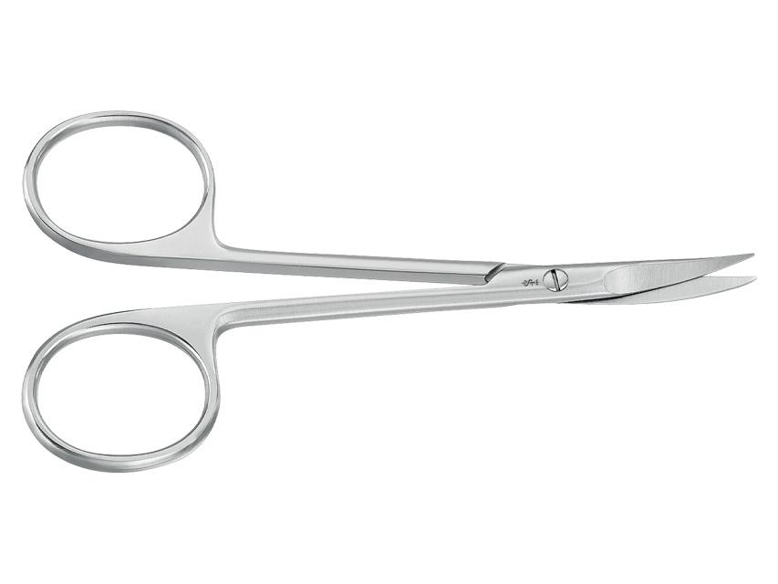 foarfeca aesculap pentru iridectomie si ligaturi curbata ascutita/ascutita 11 cm bc111r