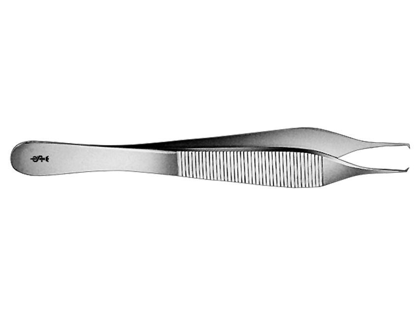 forceps subtire de disecare aesculap drept dinti 1x2 12 cm bd511r