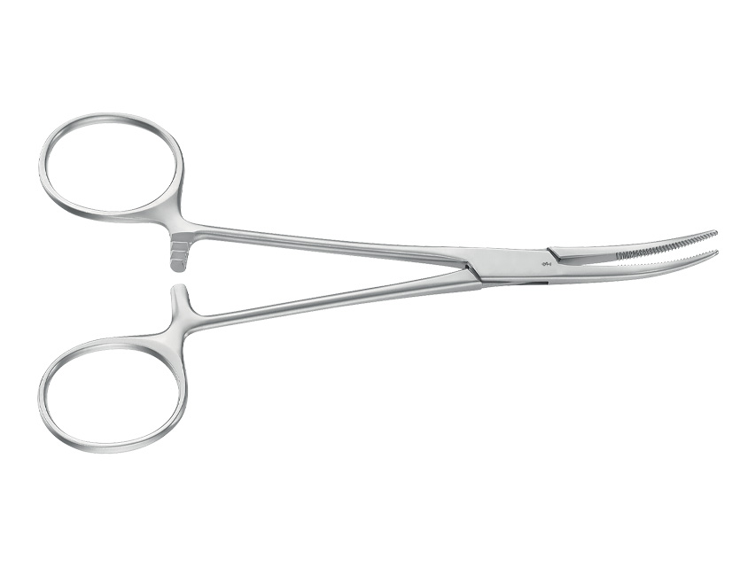 forceps hemostatic aesculap kelly curbat bont 14 cm bh135r