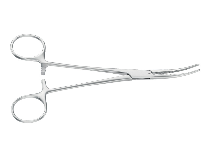 forceps hemostatic aesculap crile curbat bont 16 cm bh167r