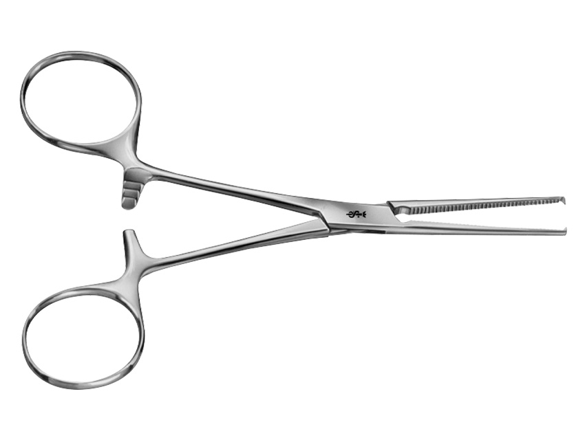 forceps hemostatic aesculap kocher drept dinti 1x2 14 cm bh614r