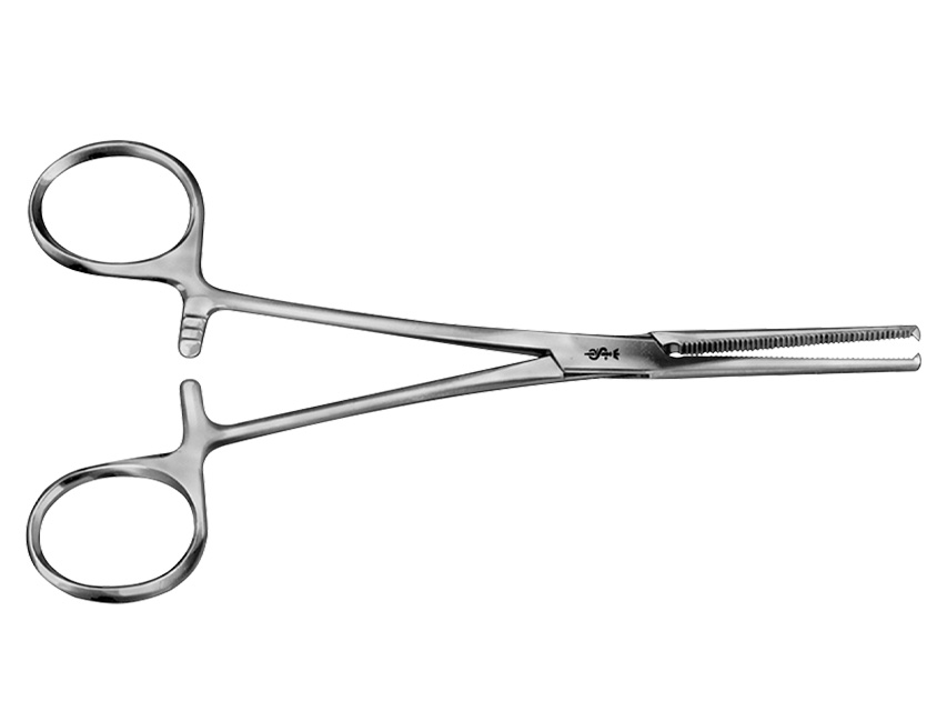 forceps hemostatic aesculap kocher drept dinti 1x2 16 cm bh642r