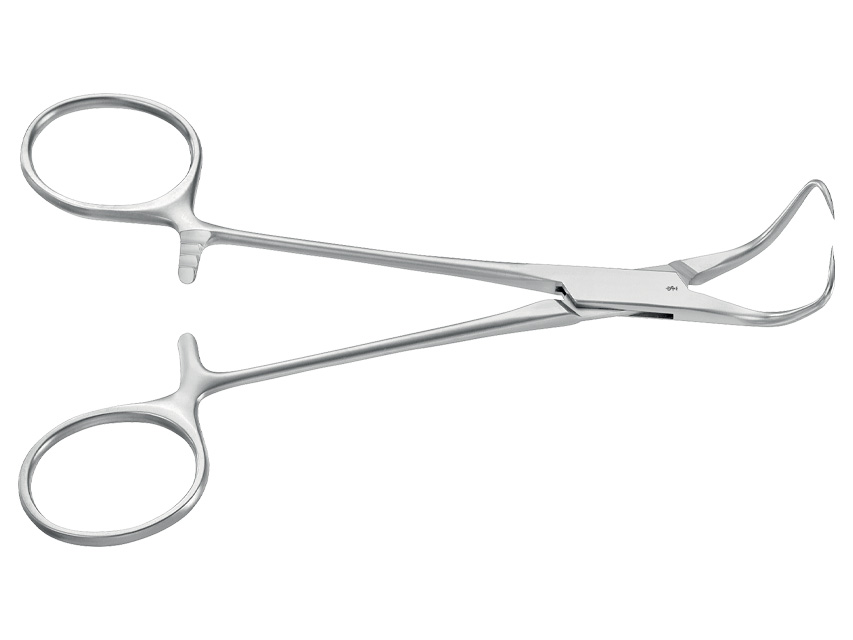 clema de prosop aesculap backhaus curbat ascutita 13.5 cm bf433r
