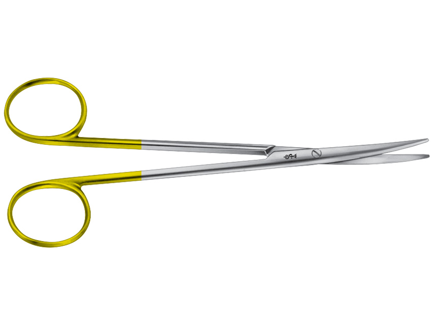 foarfeca aesculap baby metzenbaum tc durotip curbata boanta/boanta 14.5 cm bc259r