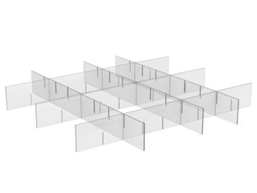 kit partitie pentru sertare compacte h2/h3