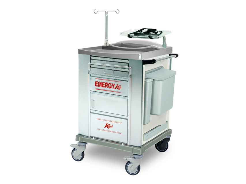 carucior de urgenta inox mic