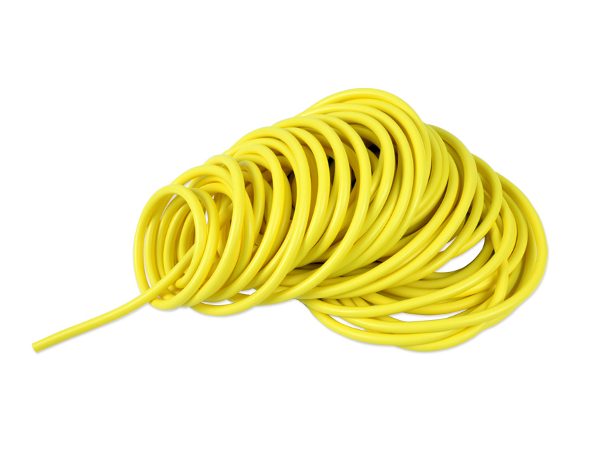 tub de exercitii latex 25 m x 1.5 mm x light galben