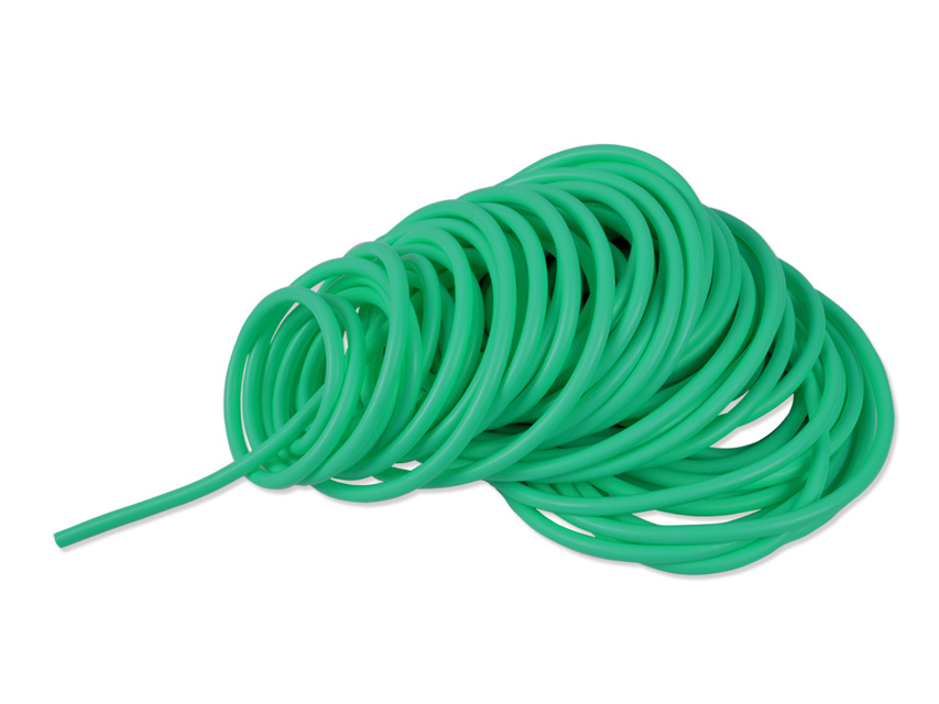 tub de exercitii latex 25 m x 2.0 mm deschis verde