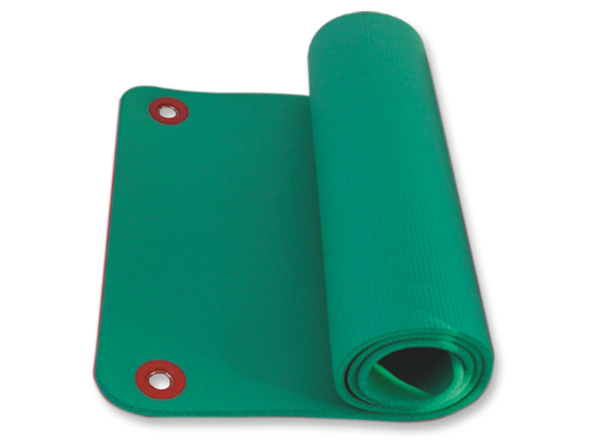 salatea de exercitii cu inele de atarnare 180x60xh1.6 cm verde